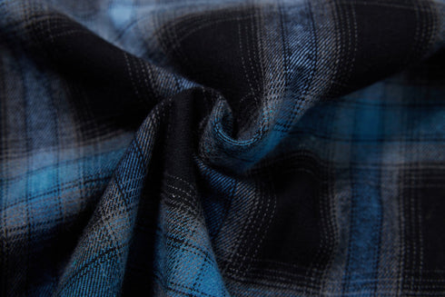 Ghost Face Long Sleeve Plaid Shirt