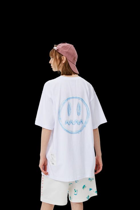 Ghost Face Loose Short Sleeve T-Shirt - PSYLOS 1, Ghost Face Loose Short Sleeve T-Shirt, T-Shirt, BEASTER, PSYLOS 1