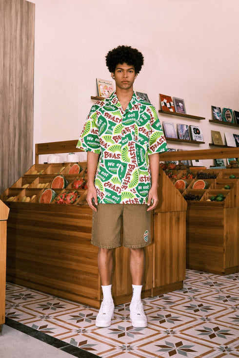 Summer Fruit Print Shirt