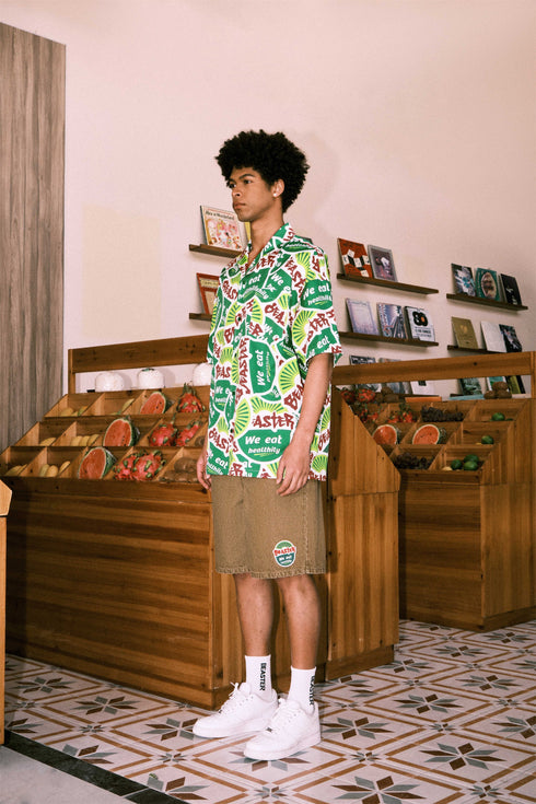 Summer Fruit Print Shirt