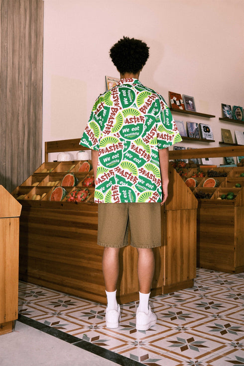 Summer Fruit Print Shirt