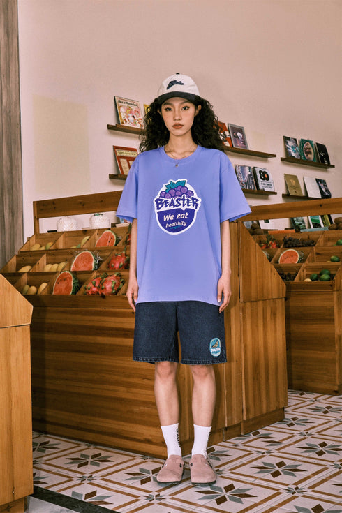 Fun Fruit Print T-shirt