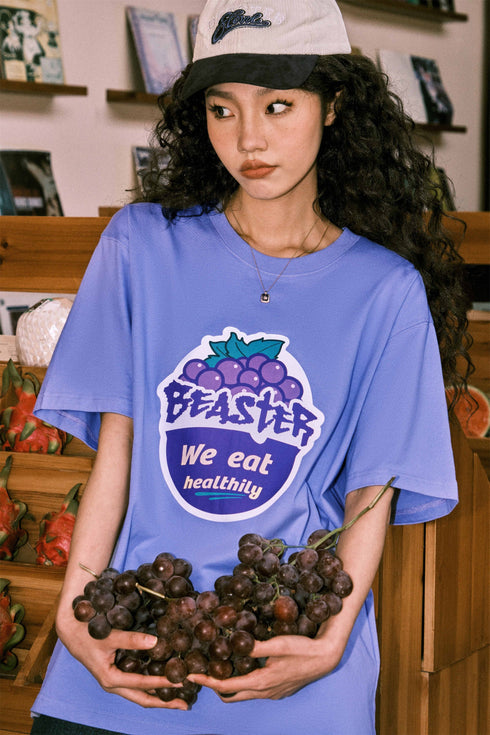 Fun Fruit Print T-shirt