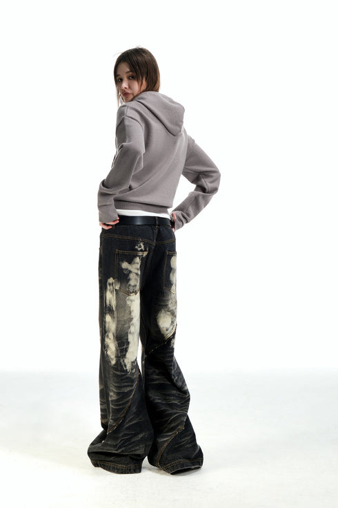 Embroidery Pattern Retro Hoodie