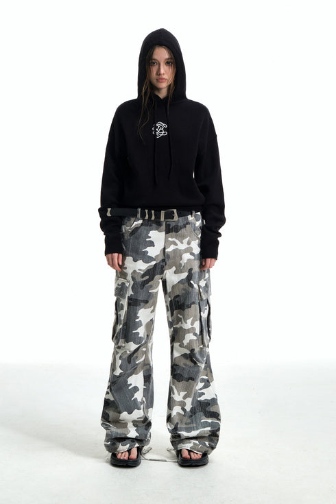 Embroidery Pattern Retro Hoodie