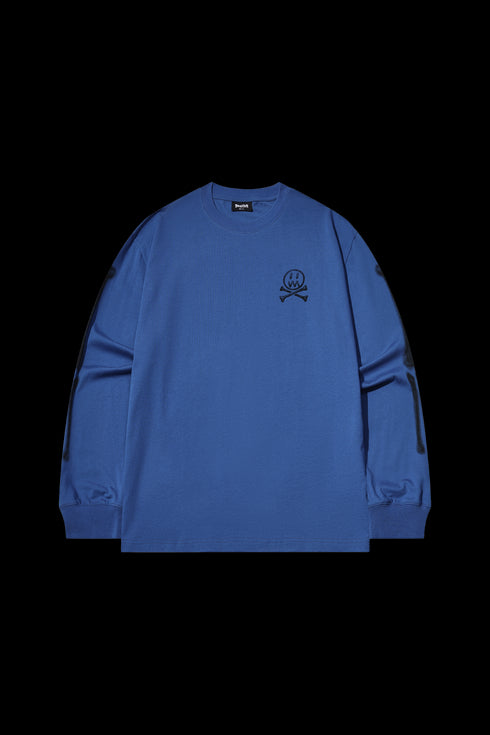 BEASTER Ghost Face Fun Print Casual Sweatshirt