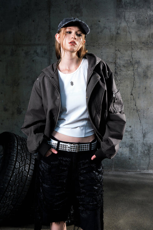 Hooded Loose Versatile Cotton Jacket