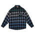 Ghost Face Long Sleeve Plaid Shirt