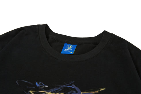 Ghost Face Paint Print T-shirt