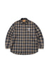 Ghost Face Graffiti Handwriting Plaid Shirt
