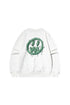 Broken Face Printed Crew Neck Sweatshirt