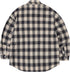 Vintage Plaid Shirt Logo Embroidered Top Jacket