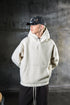 Metal Logo Faux Lambswool Hoodie