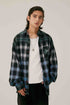 Ghost Face Long Sleeve Plaid Shirt