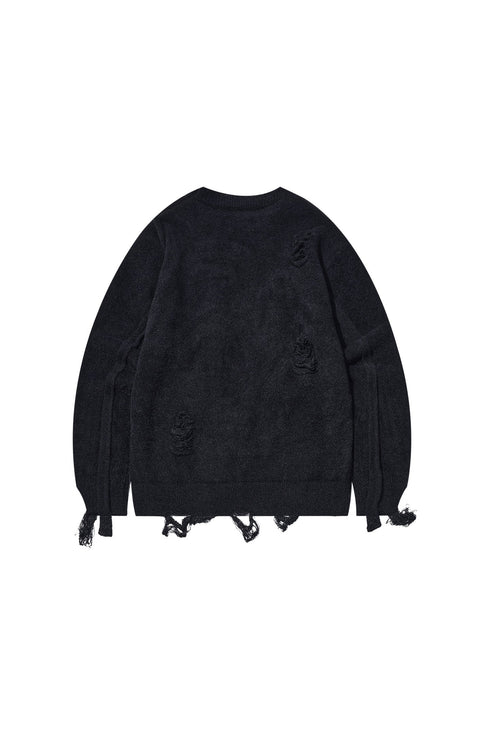 Ripped Casual Versatile Loose Sweater