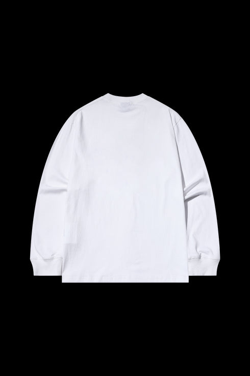 Flower B Embroidered Long-sleeved T-shirt