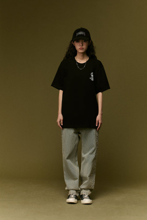 Letter print short sleeve T-shirt - PSYLOS 1, Letter print short sleeve T-shirt, T-Shirt, BEASTER, PSYLOS 1