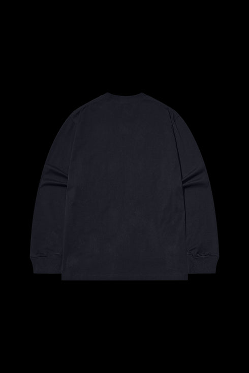 Flower B Embroidered Long-sleeved T-shirt