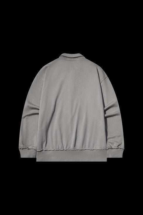 BEASTER Embroidered Pattern Long-sleeved Polo Shirt