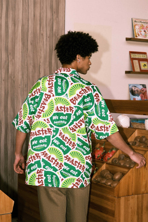 Summer Fruit Print Shirt