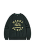 Foam Printed Crew Neck Sweatshirt
