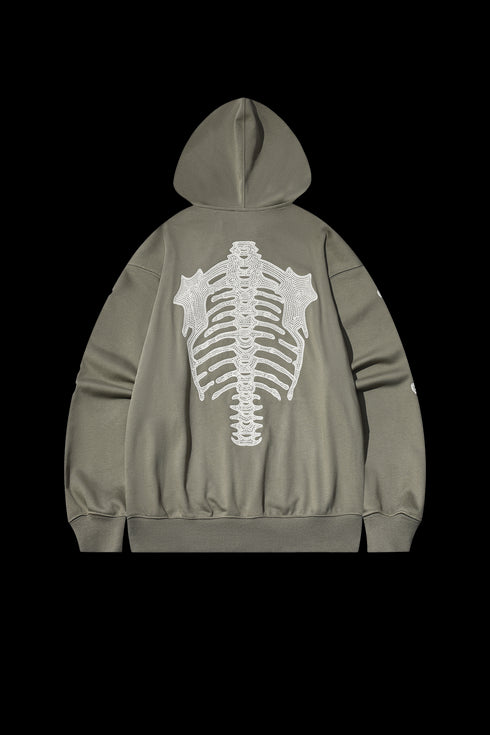 BEASTER Embroidery Pattern Knitted Cardigan Jacket