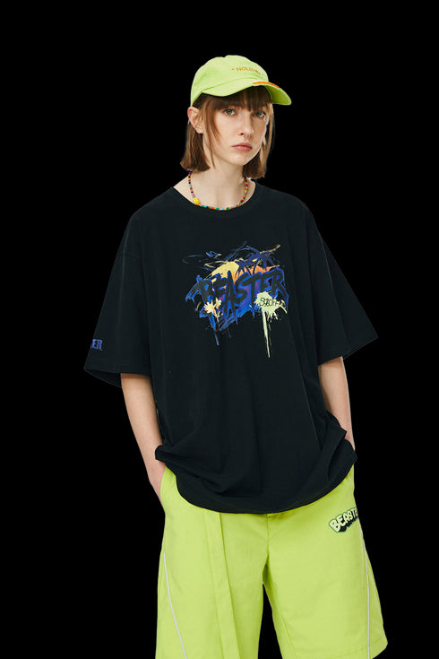 Ghost Face Paint Print T-shirt - PSYLOS 1, Ghost Face Paint Print T-shirt, T-Shirt, BEASTER, PSYLOS 1