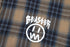 Ghost Face Graffiti Handwriting Plaid Shirt