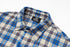 BEASTER Old Mushroom Retro Trend Blue and Yellow Plaid Shirt Jacket