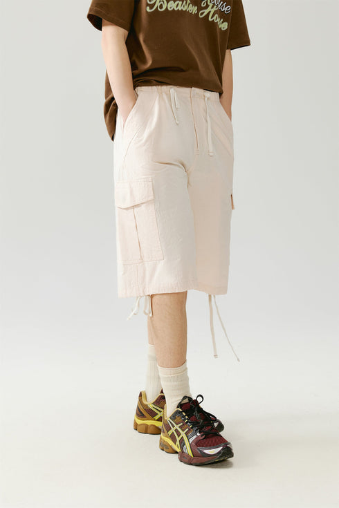 Cargo Pocket Webbing Shorts