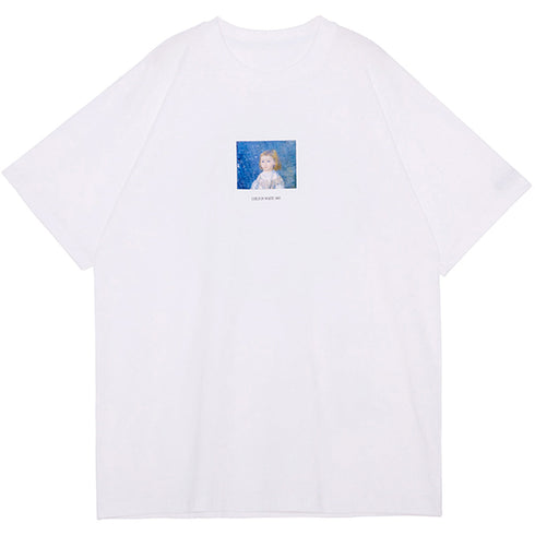 Ghost Face Oil Painting Heavy Short Sleeve T-shirt - PSYLOS 1, Ghost Face Oil Painting Heavy Short Sleeve T-shirt, T-Shirt, BEASTER, PSYLOS 1