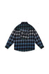 Ghost Face Long Sleeve Plaid Shirt
