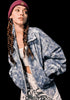 Snowflake Washed Denim Jacket