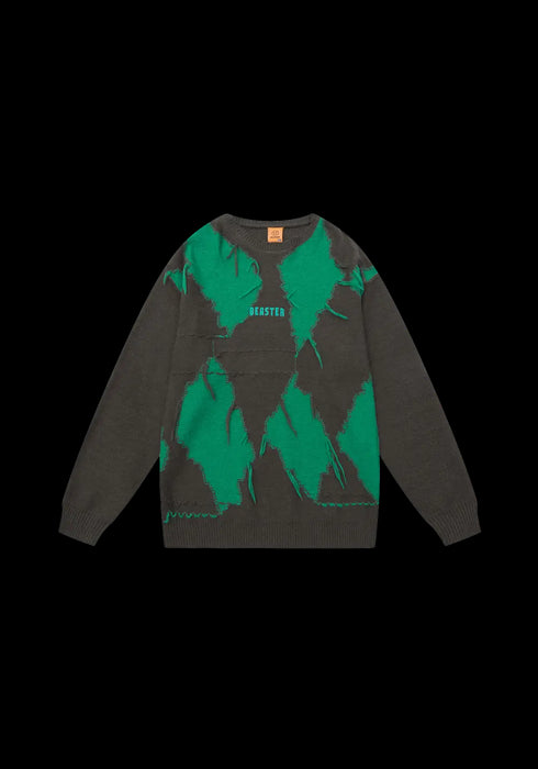 Embroidered Pullover Sweater